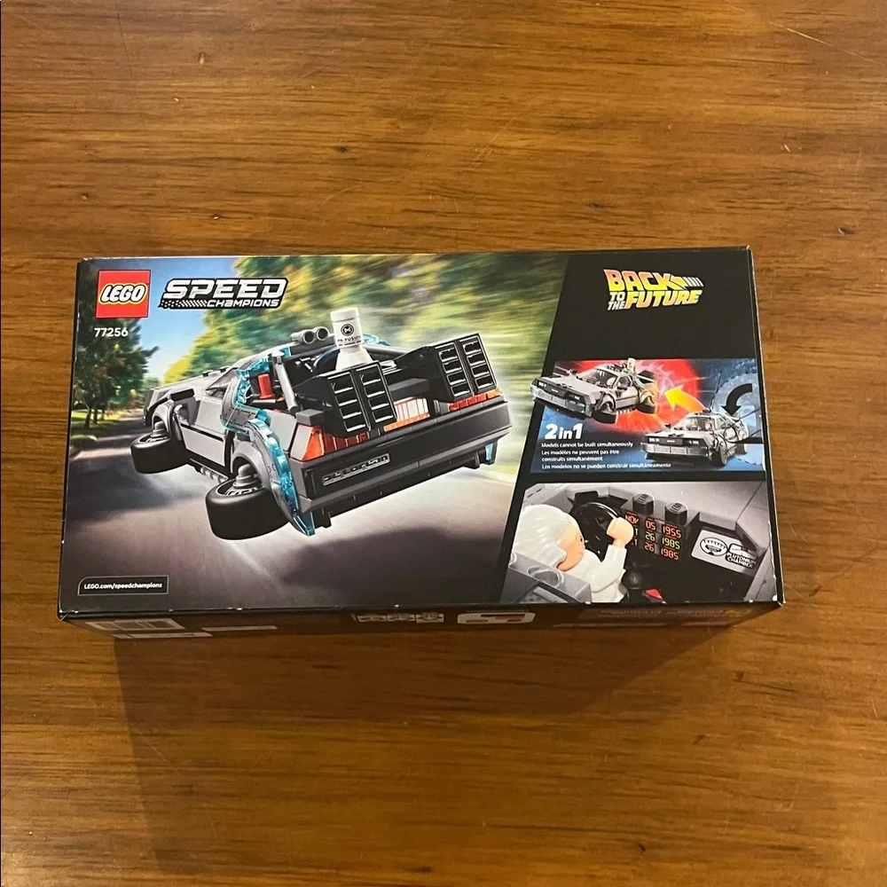 Lego 77256 Back To The Future Delorean Speed Champions new in box with Doc Marty